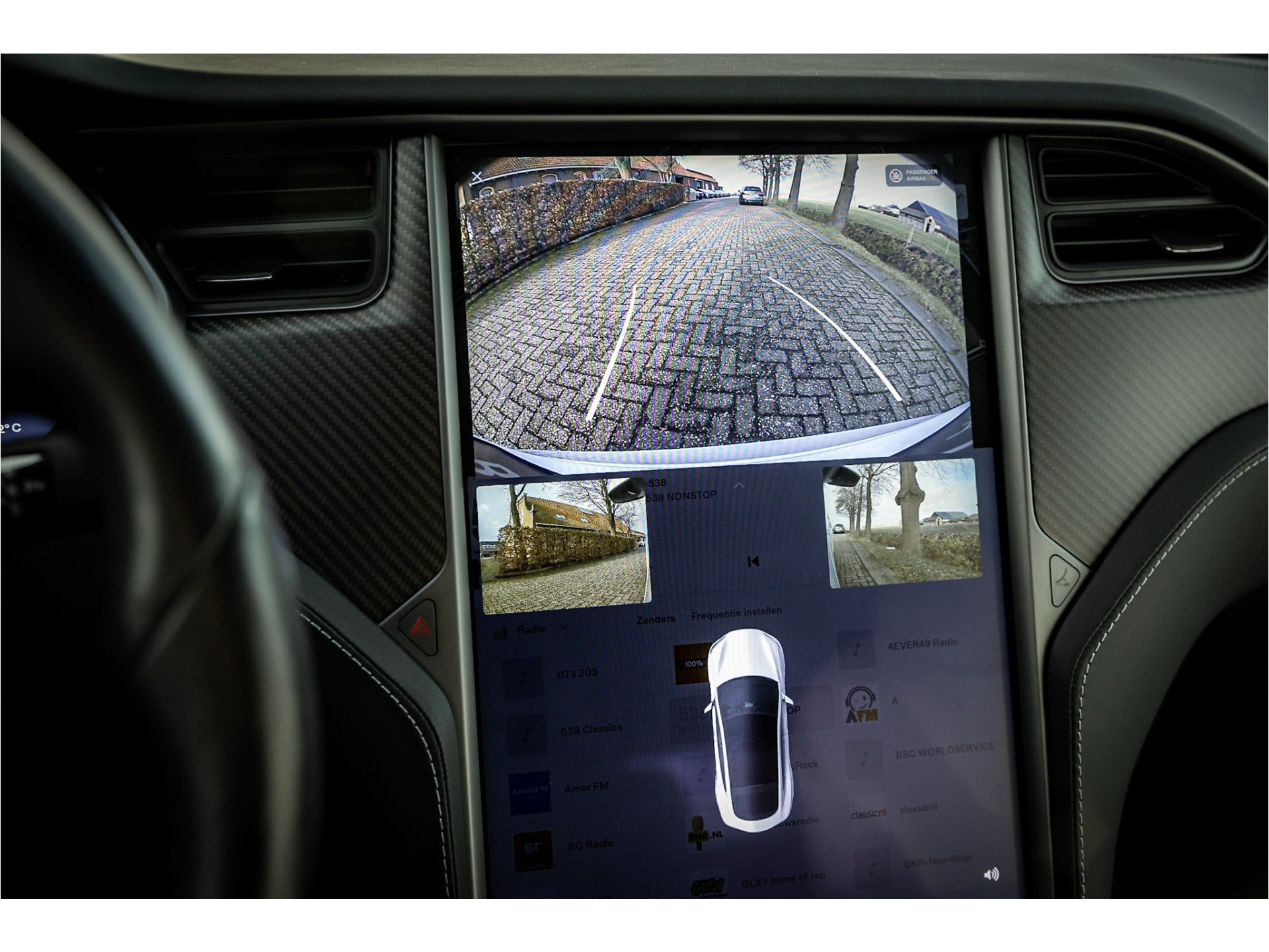 Tesla Model S P100D Performance Ludicrous Stoelventilatie Carbon 21″