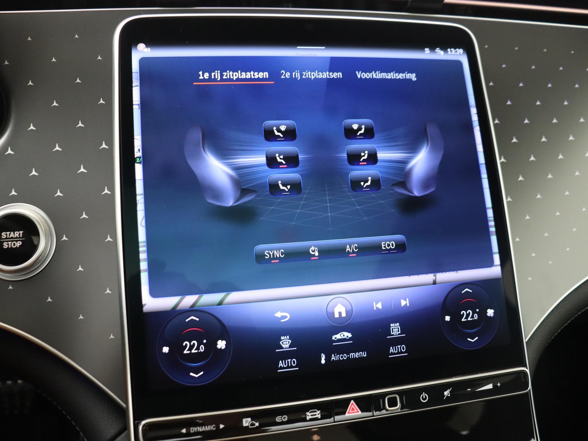 Mercedes-Benz EQS SUV 450 4MATIC AMG Line 7p 108 kWh / Stoelverwarming / Stoelverkoeling / Memory-Stoelen / Night-Pakket / Panaroma-schuifdak / 360Graden-Camera / Achteras-Besturing /