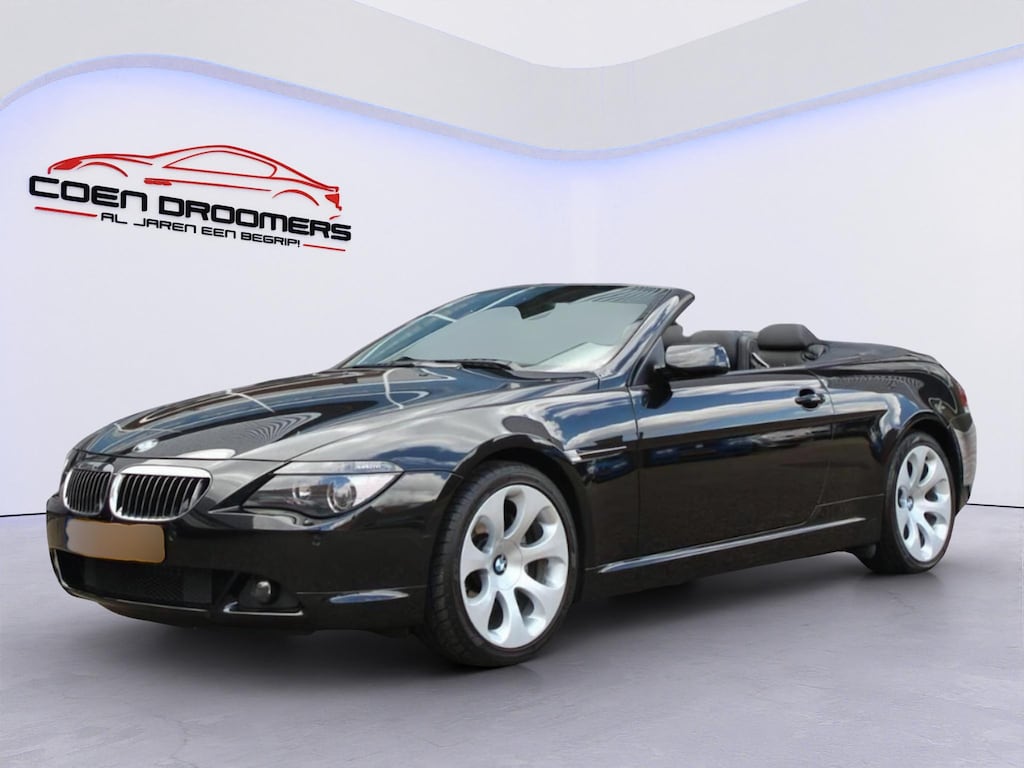 BMW 6-Serie Cabrio 650 Ci Cabriolet High Executive/Youngtimer/Apple Carplay/Cruise&Clima Control/Prof.Navigatie/Lederen bekleding/Bi-Xenon/Keyless-Go (MET GARANTIE*)