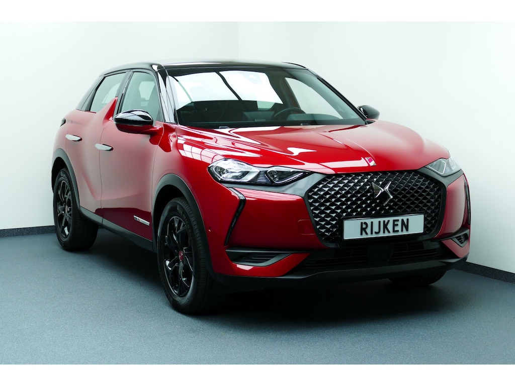 DS 3 Crossback 1.2 130pk Performance Line Bi-Tone. Stoelverw, Carplay/Android, Clima, Cruise, Led, 17"LMV, PDC V+A