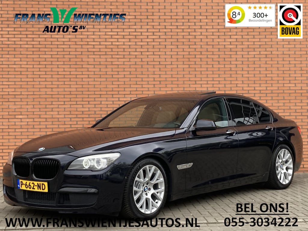 BMW 7-Serie 740d High Executive M-pakket | Head-Up Display | Softclose | Adaptieve cruise control | 19" Lichtmetaal  | Camera | Leder | Navigatie | Elektrisch Stuurwiel | Stuurwielverwarming