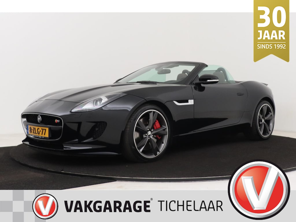 Jaguar F-Type 3.0 V6 S 380 PK | Convertible | Org NL | Leer | Climate Control | Keyless | Navigatie
