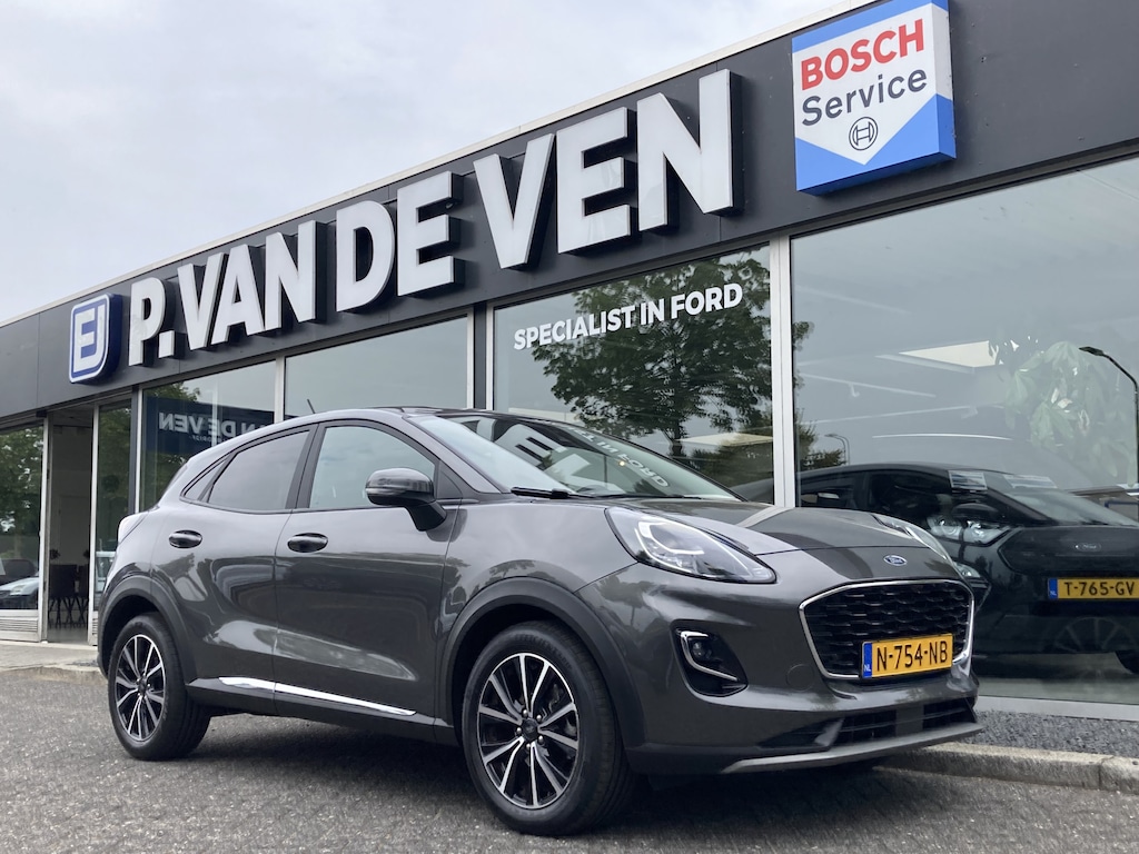 Ford Puma 1.0 EcoBoost Hybrid Titanium 125pk/92kW Automaat | Navigatie | Carplay/Auto | Cruise | Lane Keeping | Verkeersbordherkenning | Full LED | etc. etc. DEMO