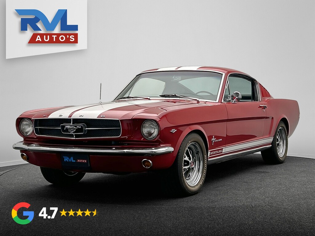 Ford Mustang USA 289 CI 1965 Fastback C-Code *Gerestaureerd* Rembekrachtiging Stuurbekrachtiging