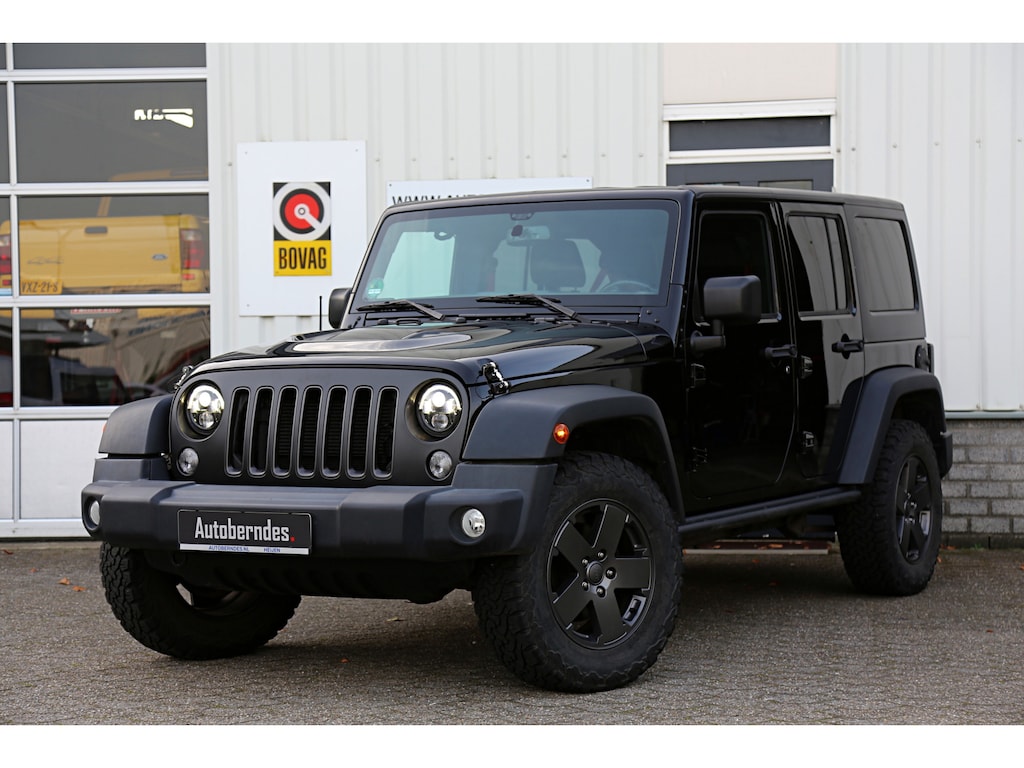 Jeep Wrangler Unlimited 3.6 V6 Rubicon Recon Edition 284PK 4WD Aut.*BTW*1ste Eig!*Perfect Jeep Onderh.*Uitneemb. Dak/Trekhaak/Leder/Stoelverw./LED/Alpine/Cruise-Control/Climate-Control*