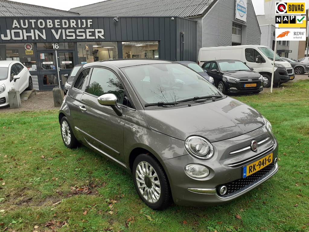 Fiat 500 1.2 Lounge * Italiaanse Icoon * airco * panorama dak * navigatie * PDC achter * bluetooth *