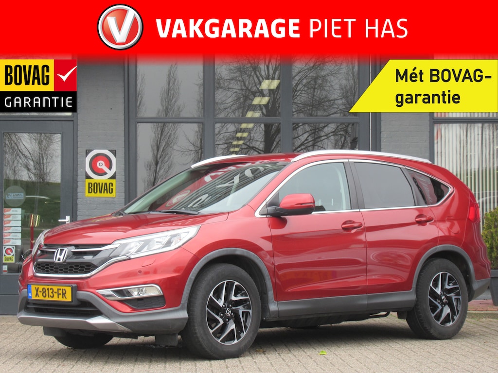 Honda CR-V 2.0 Elegance 155-PK | Clima-Airco | Navigatie | Parkeercamera | Cruise control | Incl. 12 Maanden BOVAG Garantie| Dodehoek detector | Stoelverwarming | Parkeersensoren | 6-Bak |