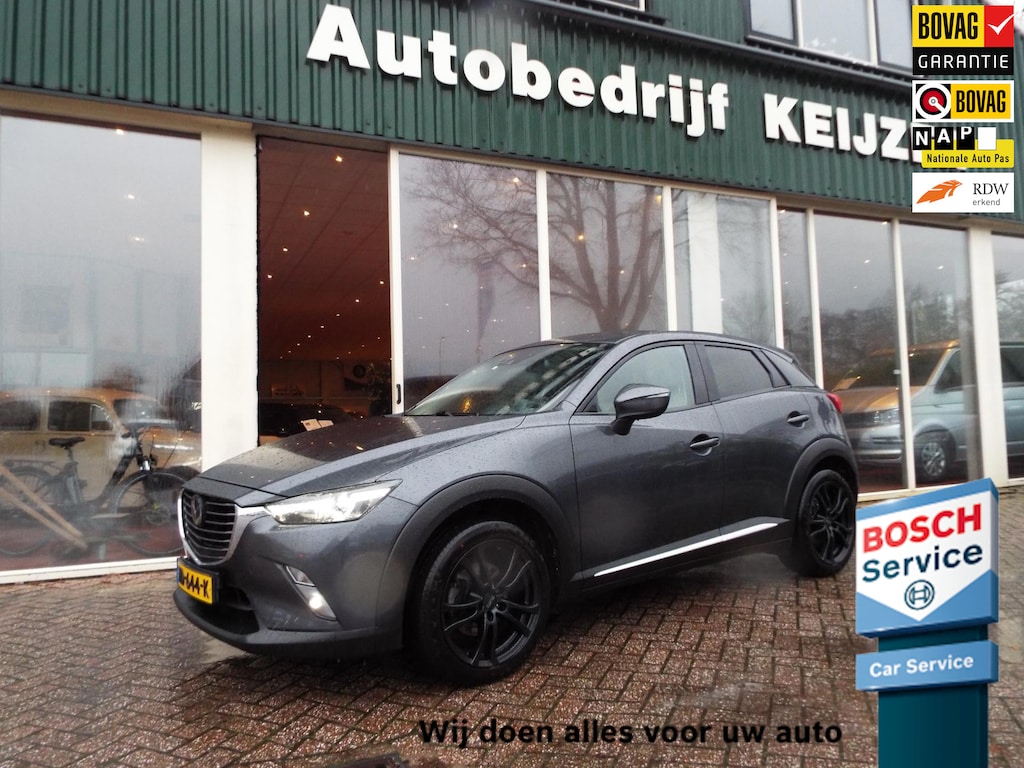 Mazda CX-3 2.0 SkyActiv-G 120 GT-M LEER-CAMERA-NAVI-12MND BOVAG