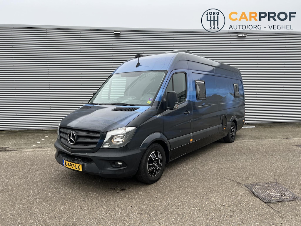 Mercedes-Benz Sprinter Mercedes-benz Sprinter Lengte 7 meter V6 204 PK Automaat Camper Dakairco Navigatie
