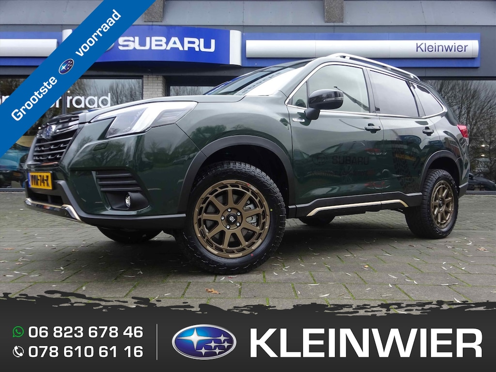 Subaru Forester 2.0i e-BOXER 150pk CVT Luxury VAN | 2 inch liftkit | 18 inch All Terrain | Trekh. | Navi | Excl BTW