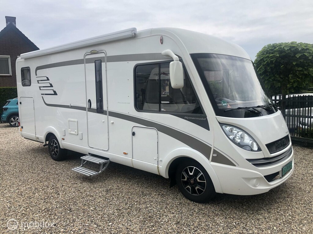 HYMER B 588 Premium Line 150-PK EURO6 Integraal 2x Enkele bedden & Hefbed, XXL-Garage, Vol Opties!