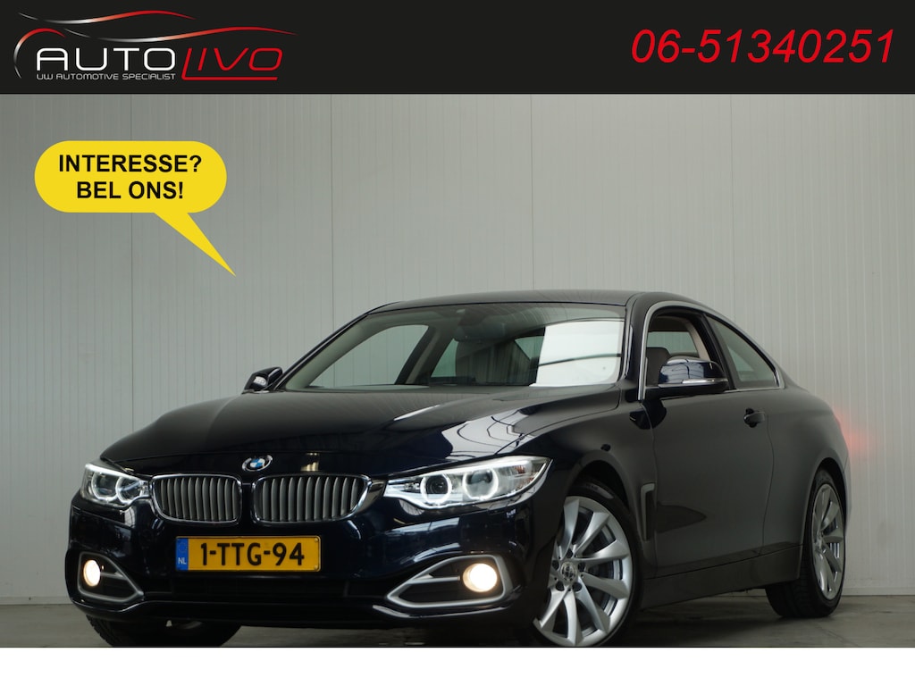 BMW 4-Serie Coupé 428i High Executive AUTOMAAT! NL AUTO! XENON LEER G. NAVI CLIMA PDC etc.