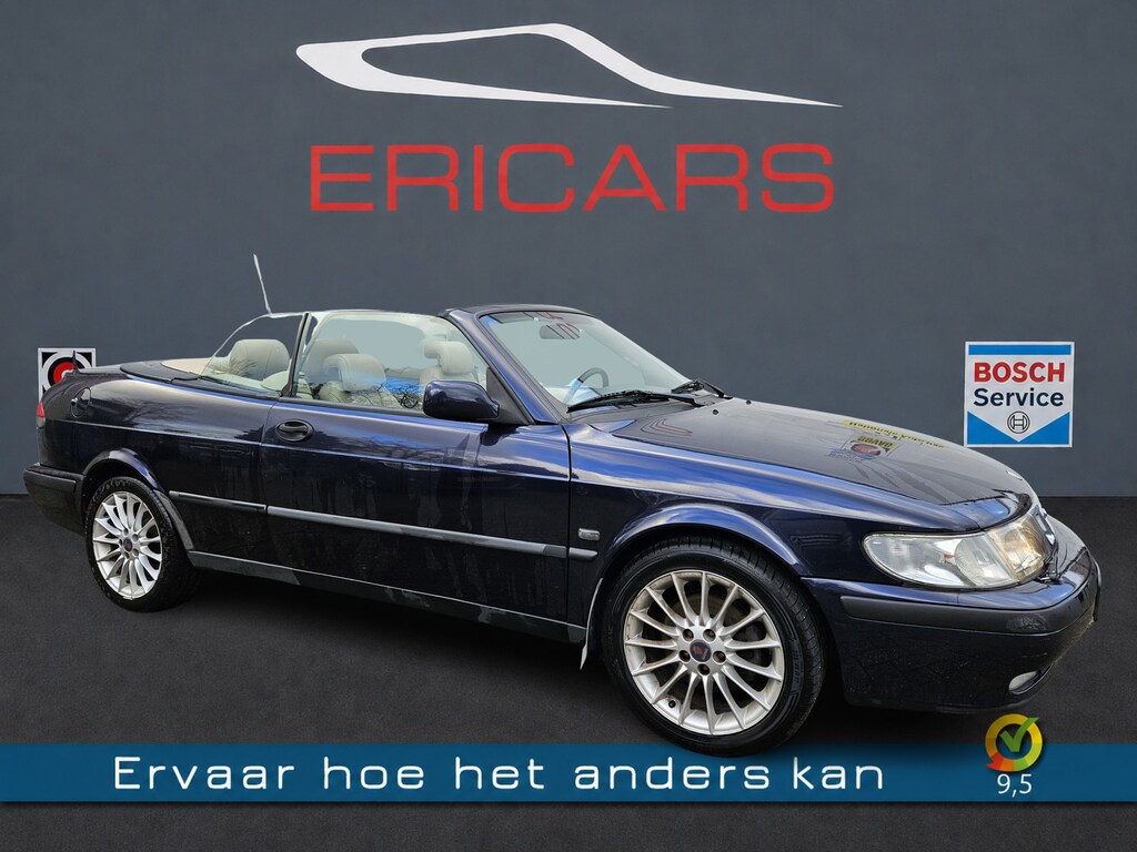 Saab 9-3 Cabrio 2.0t S AIRCO LM LEER WINDSCHERM TREKHAAK