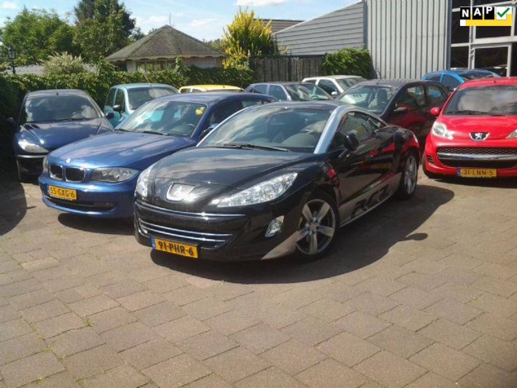Peugeot RCZ 1.6 THP sport auto zeer lux.s coupe 1.6 turbo 156 pk. Dubbele uitlaat Achter van rvs, veel exstra.
