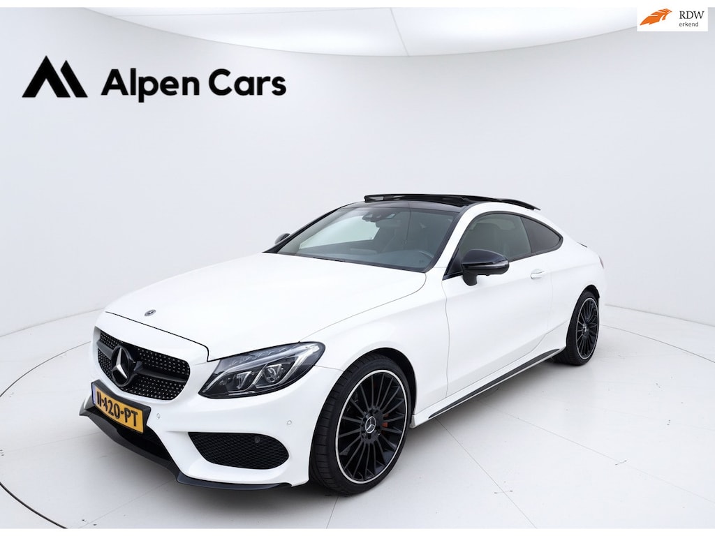 Mercedes-Benz C-klasse Coupé 300 Prestige C300 Schuifdak / Lane Assist / 245 PK / Led / 360CAM / Half Leder