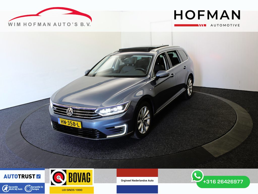Volkswagen Passat GTE Highl el trekh Pano Leer Virtual Camera Dodeh det Dealer onderhouden rvs deukje