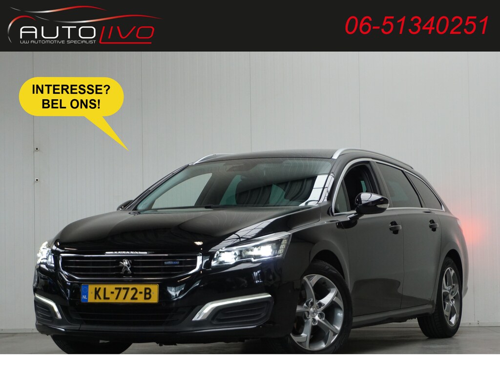 Peugeot 508 SW 1.6 BlueHDi Blue Lease Executive VOL AUTOMAAT! LED PANO NAVI CLIMA PDC etc.