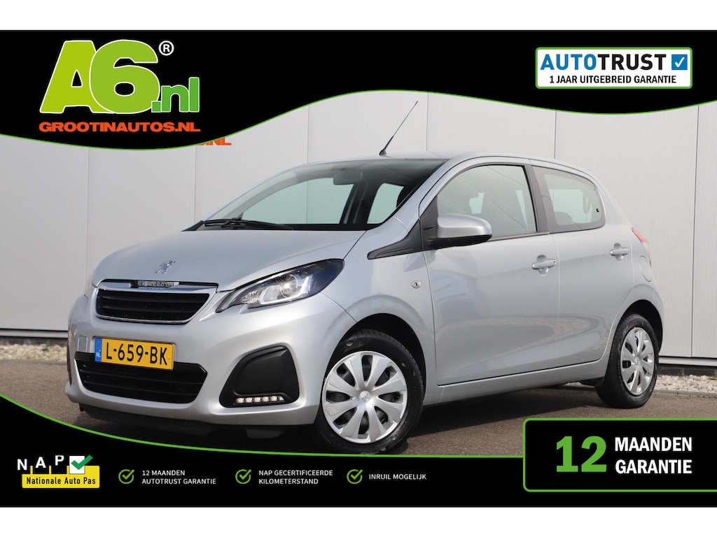 Peugeot 108 1.0 e-VTi Active NAP! All-season banden Airco Radio Bluetooth Elektrische Ramen LED Metallic