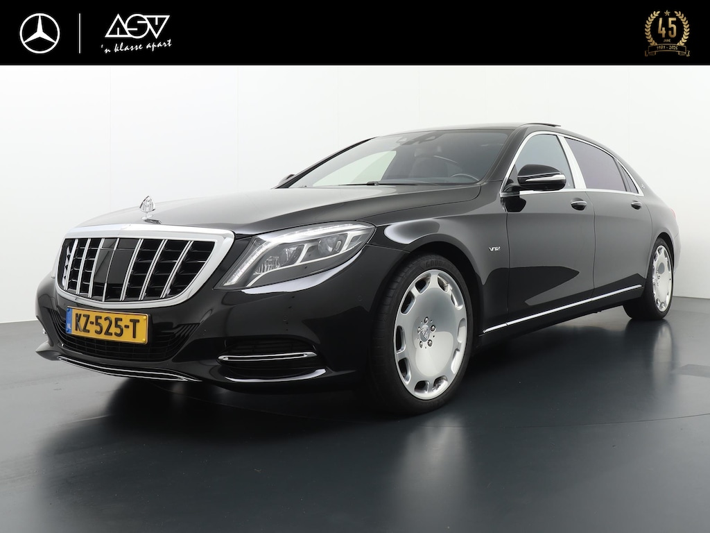 Mercedes-Benz S-klasse 600 Maybach | Panorama - Schuifdak | Keyless-Go | Antidiefstalpakket | First Class achter Compartiment | Koelvak | Burmester® Surround System | 360°-camera | Rijassistentiepakket plus