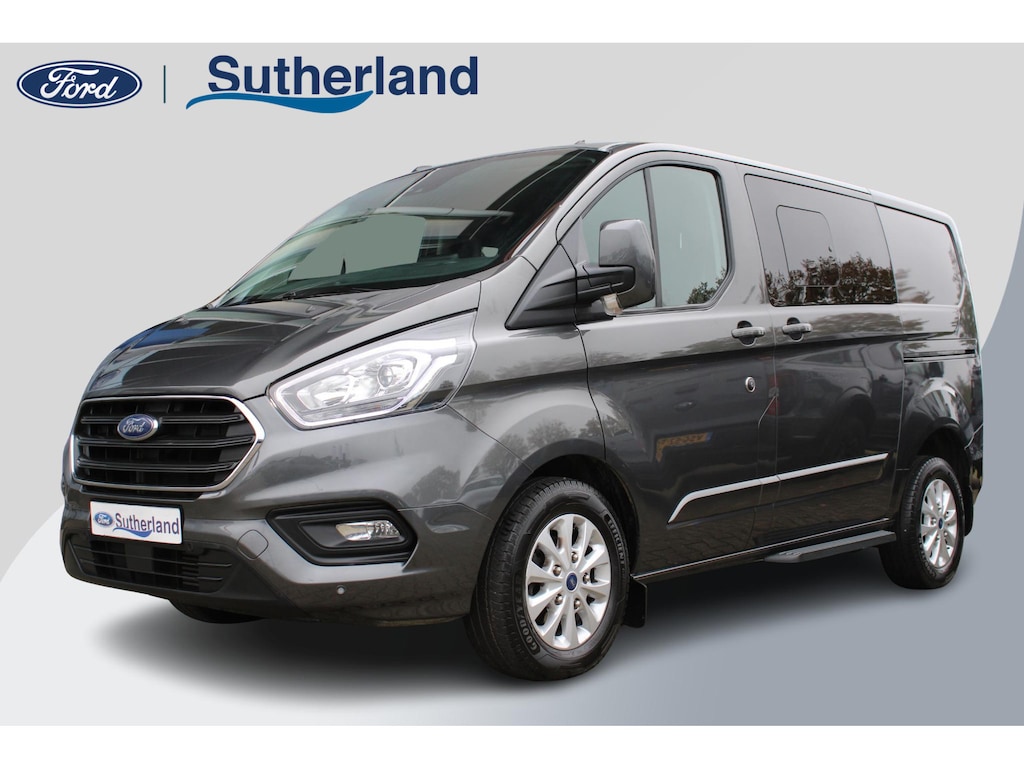 Ford Transit Custom 300 2.0 TDCI L1H1 Limited DC | 170pk Automaat | Dubbele cabine | Dubbele schuifdeur met ruit | Bijrijdersstoel | Stoelverwarming | Scherm | Camera | Achterklep