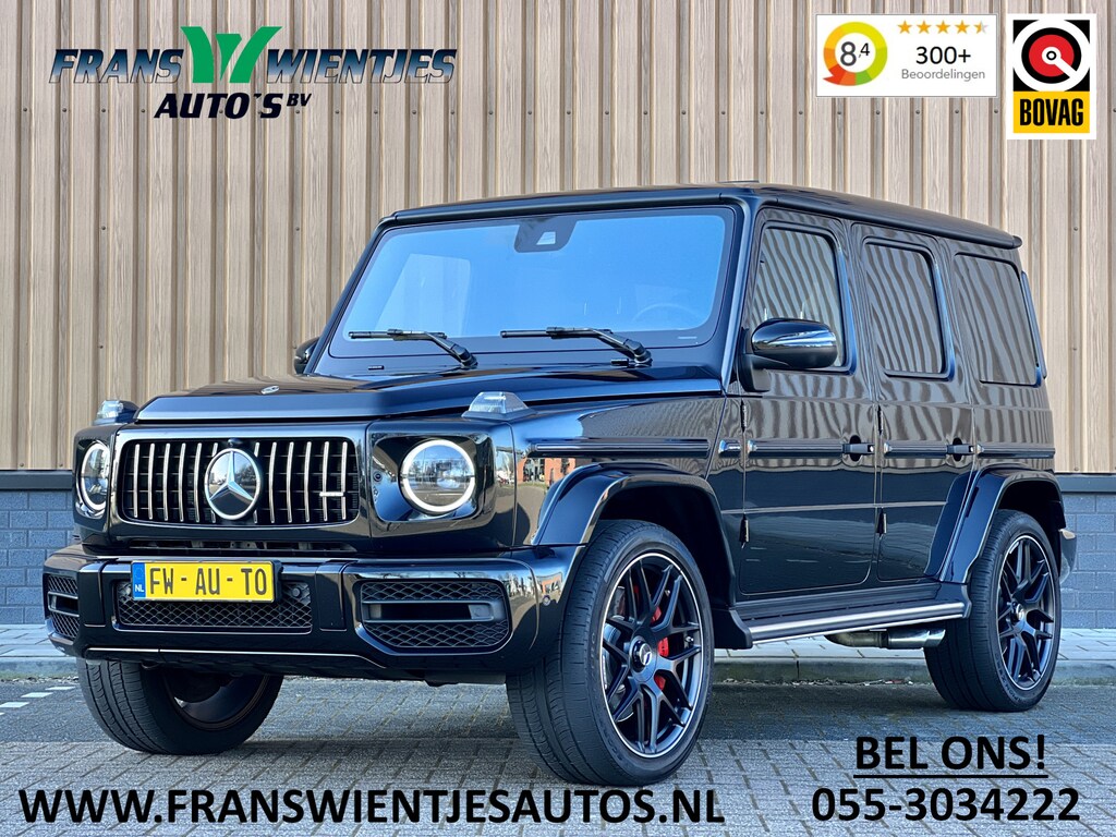 Mercedes-Benz G-klasse 63 AMG Premium Plus | V8 | Burmester | 22" Lichtmetaal | Lederen bekleding | Massage | Widescreen | Alcantara hemelbekleding | Schuif/kantel dak |