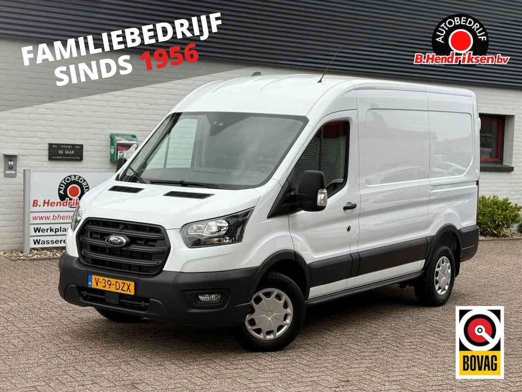 Ford Transit GB 350 L2H2 TDCi 105pk FWD Trend/ Trekhaak met 2500KG trekgewicht/ Parkeersensoren V+A/ DAB/ Cruise control/ 3 Zitplaatsen/ Airco/ Origineel NL/ NAP