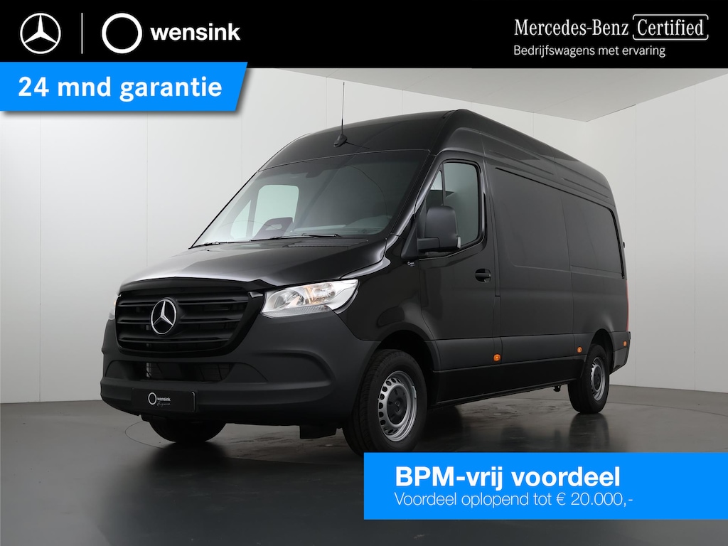Mercedes-Benz Sprinter 315 CDI | L2 H2 | RWD | Aut. | PRO | BPM VRIJ! | ACHTERUITRIJCAMERA | 3500 KG AHW | DODEHOEKASSISTENT | AIRCO | CRUISE | CARPLAY | ANDROID AUTO | METALLIC | 3-ZITS | MBUX SYSTEEM GROOT
