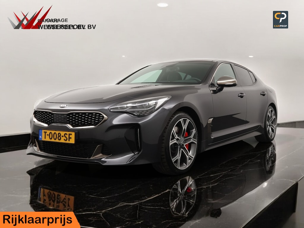 Kia Stinger 3.3 V6 T-GDI AWD GT 370PK - Lederen bekleding - Sportstoelen - Stoel- en stuurverwarming - Sportonderstel - 12 maanden garantie - Volledig dealer-onderhouden