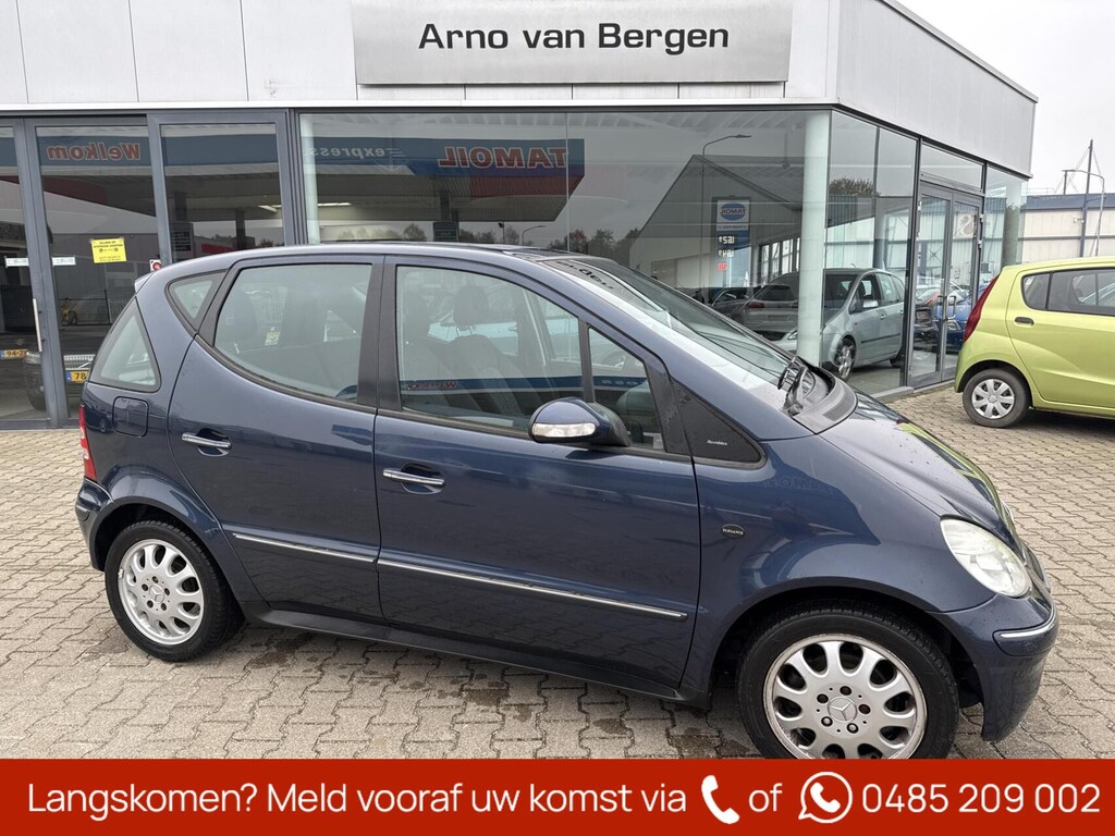 Mercedes-Benz A-klasse 140 Elegance, airco, cruisecontrol, schuif-/kanteldak af fabriek, trekhaak, ijskoude airco !