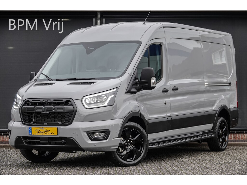 Ford Transit L3H2 | 165Pk | 3.500kg. trekgewicht | 350 | Raptor Edition | 2x Schuifdeur | Nieuw Model | Grey Matter