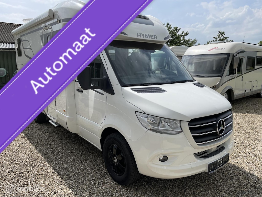 HYMER B 600 B-MCT White-line Mercedes B-MCT 600 White-line Enkele bedden, Electrisch Hefbed(!!), XXL Garage en Bòmvol Extra’s!