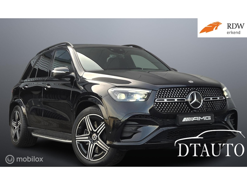 Mercedes-Benz GLE 450 d 4MATIC V6 Premium Plus 2xAMG Distr Panorama Nightpakket Grijs kenteken * DIRECT RIJDEN EN GEEN BPM BETALEN ! * 5 jaar fabrieksgarantie