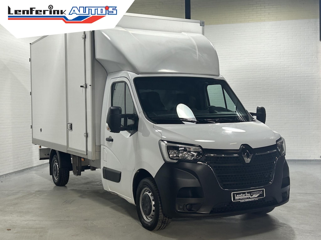 Renault Master 2.3 DCi 165 pk Bakwagen met Deuren / Zijdeur Airco, Camera, LxBxH 415x204x230 cm, 19,5m3, 3-Zits