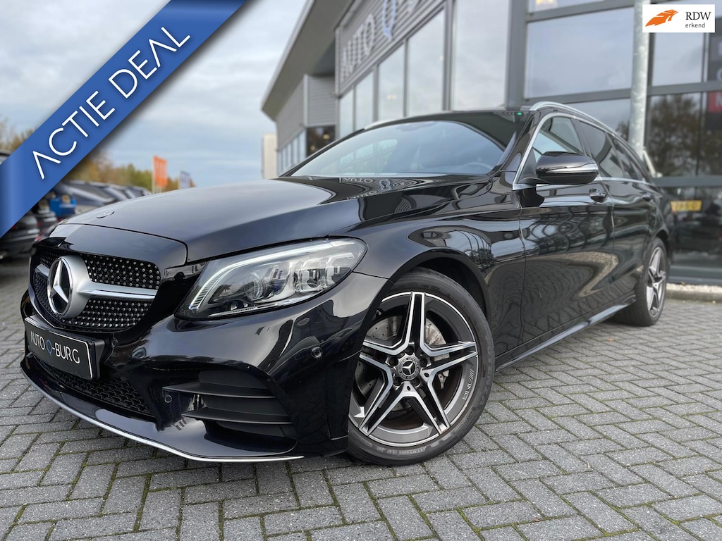 Mercedes-Benz C-klasse Estate 180 Business Solution AMG | Autom 9G | ECC | Navi | Virtueel Cockpit | Leer | PDC | Camera | LED |