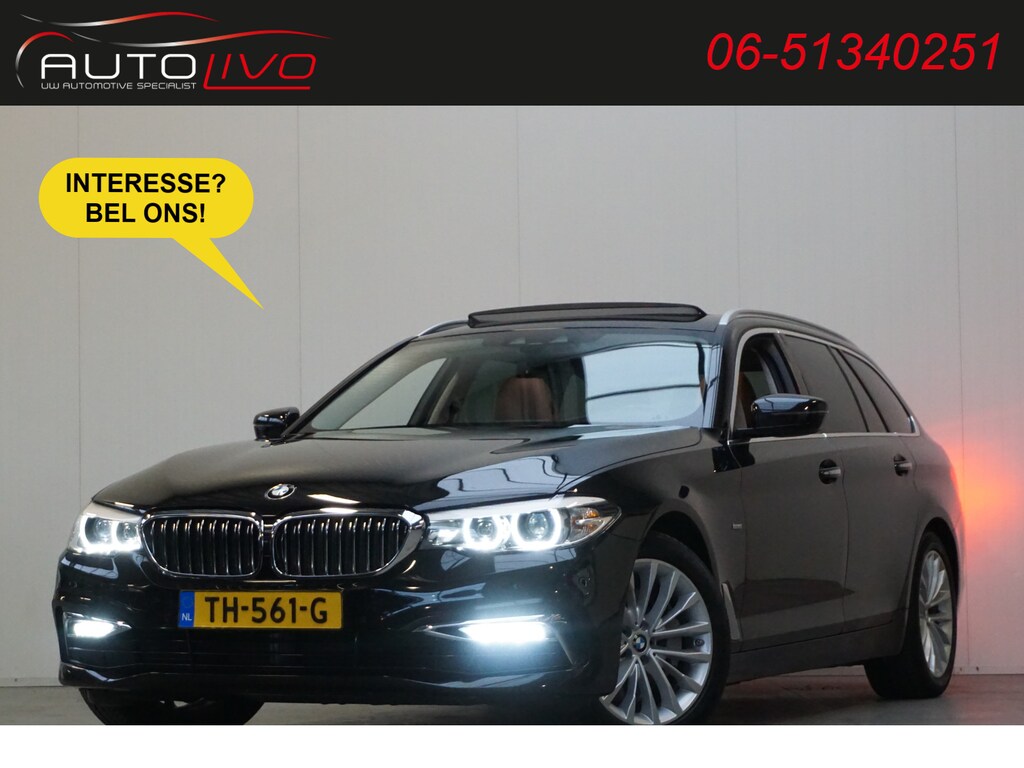 BMW 5-Serie Touring 530d xDrive High Executive 266 PK! PANO LEER G. NAVI XENON TREKHAAK etc.