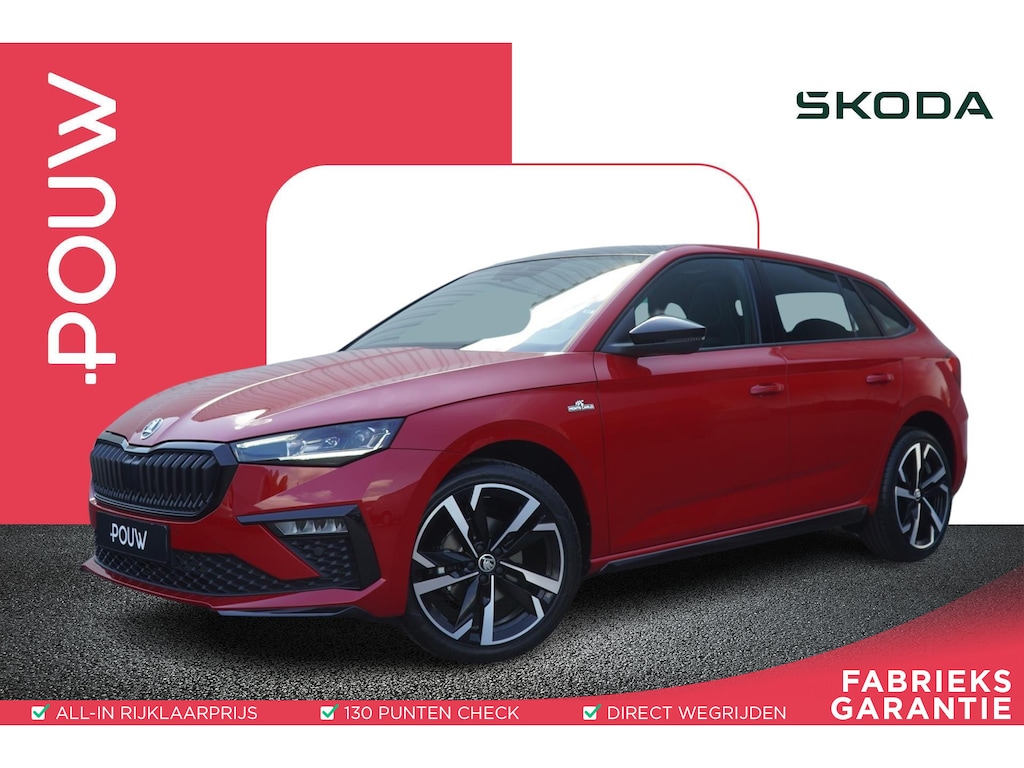 Skoda Scala 1.0 TSI 115pk Monte Carlo | Panorama dak | 18" Velgen | Extra Getint Glas