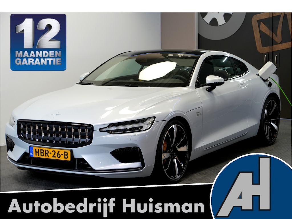 Polestar 1 Performance 2.0 PHEV 448kW/609pk Aut8 Nummer 815/1500! PANORAMADAK + BOWERS&WILKINS + ADAPT.CRUISE + PILOT ASSIST + STOEL-&STUURVERWARMING + NATUURLEER + 360 CAMERA + BLIS + MATRIX LED + LANE ASSIST + PARKSENSOREN + 2 x 21" LM-VELGEN!!