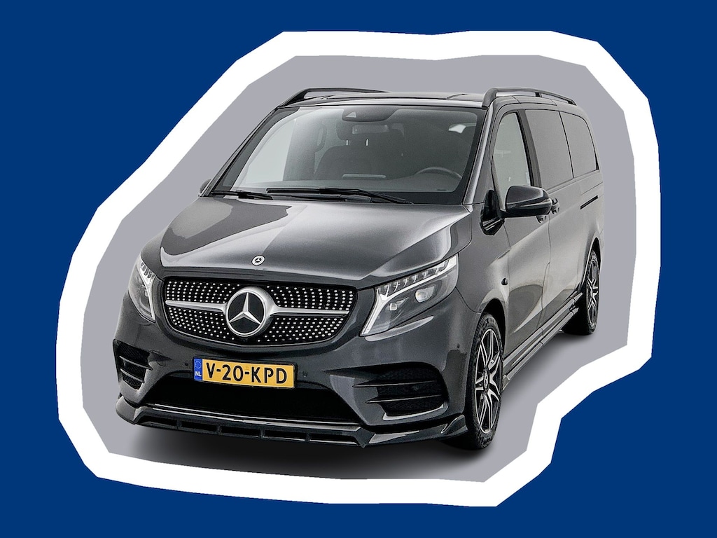 Mercedes-Benz V-klasse 250d Extra Lang Avantgarde AMG Maxton Spoilers 4 matic Styling Dubbele Cabine Leder Dubbele Schuifdeur