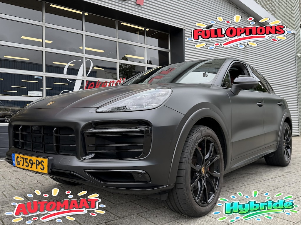 Porsche Cayenne Coupé 3.0 E-Hybrid 463PK - Matt Zwart I Panorama dak I Leer I Navigatie en nog veel Meer...