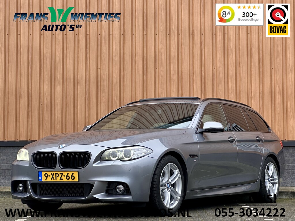 BMW 5-Serie Touring 520i Executive | Panoramadak | Parkeersensoren | Elektrische Stoelen + Geheugenfunctie | Cruise Control | Keyless | Stoelverwarming