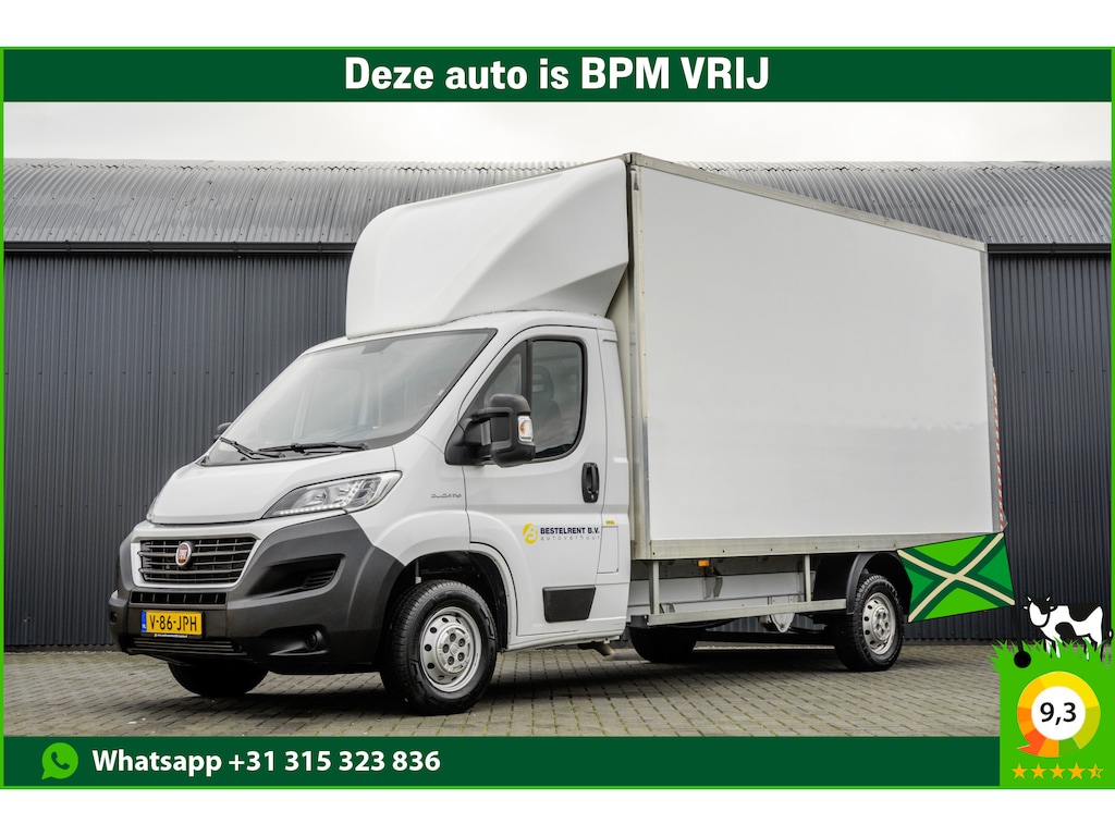 Fiat Ducato 2.3 MultiJet Bakwagen met laadklep | Euro 6 | 131 PK | Climate | Camera | Cruise | LED