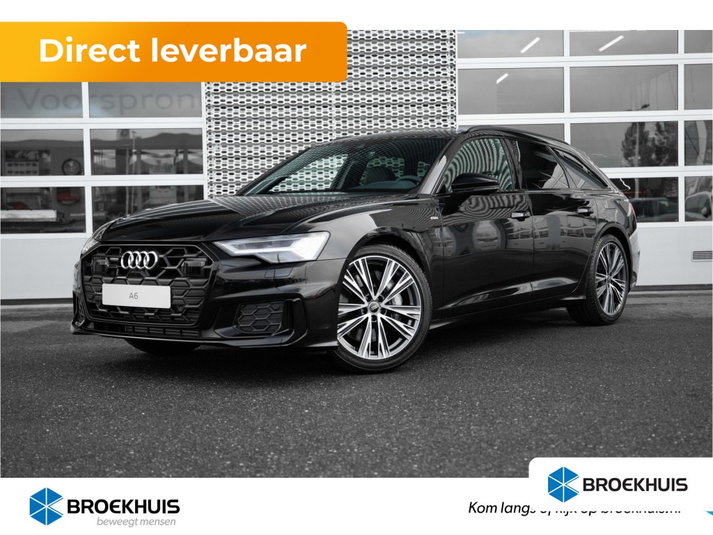 Audi A6 Avant 50 TFSI e quattro S edition Competition Automaat | Verwarmbare voorstoelen | Matrix LED-koplampen | Sportstoelen voor | Bekleding Leder/stof "Sequenz" | Achteruitrijcamera