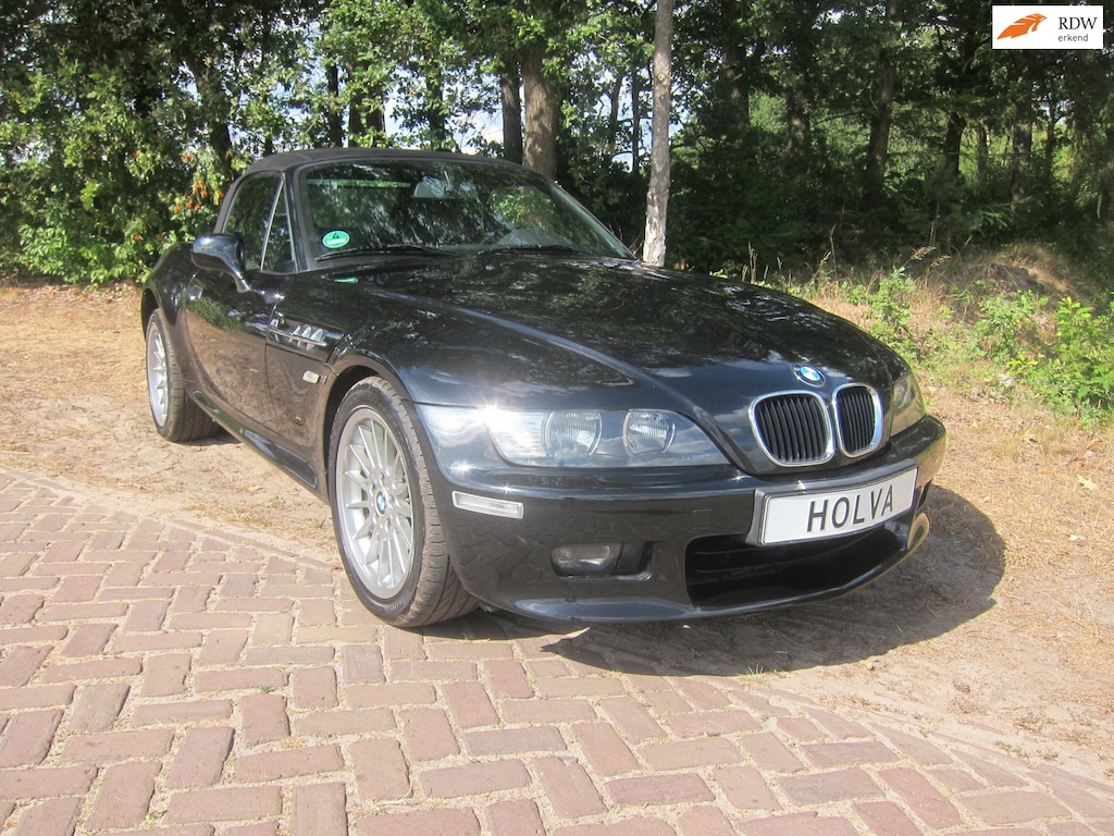 BMW Z3 Roadster 2.2i Sport Line 92500 KM 6 CILINDER ZWART 2de EIGENAAR!!