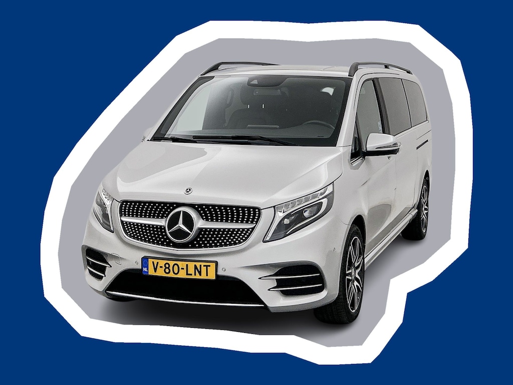 Mercedes-Benz V-klasse 250d 4-MATIC DC Extra Lang AMG Line Leder Dubbele Cabine 19inch Led