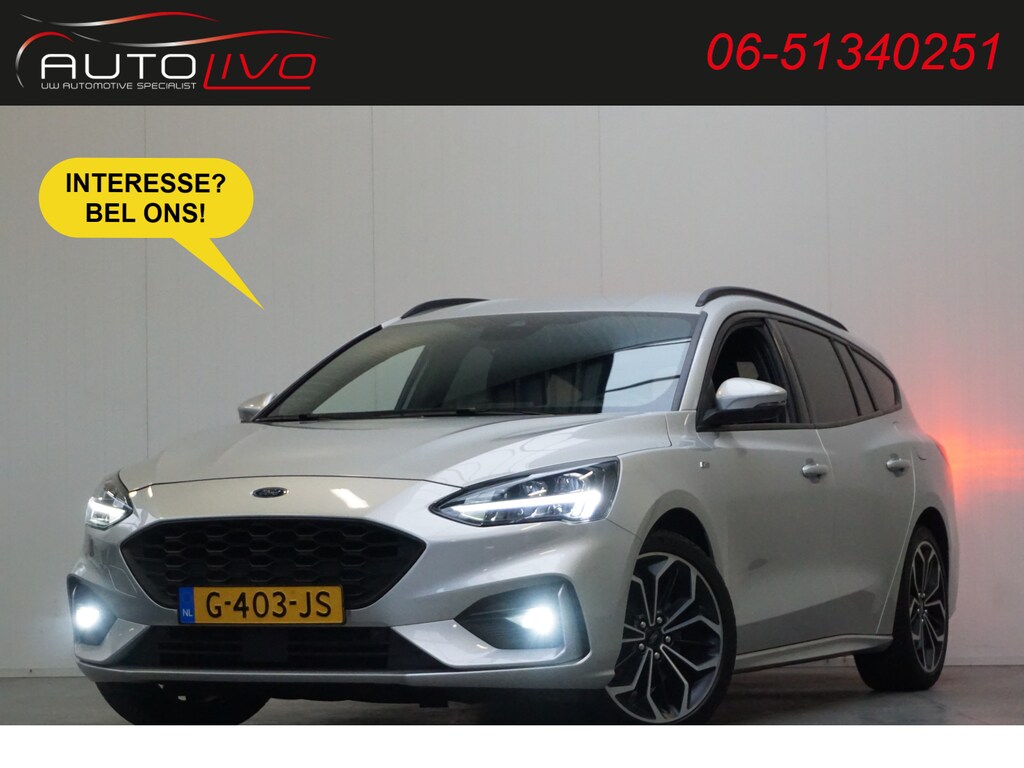 Ford Focus Wagon 1.0 EcoBoost ST Line Business LED 18" B&O ST. VERW. NAVI APPLE TREKHAAK etc.