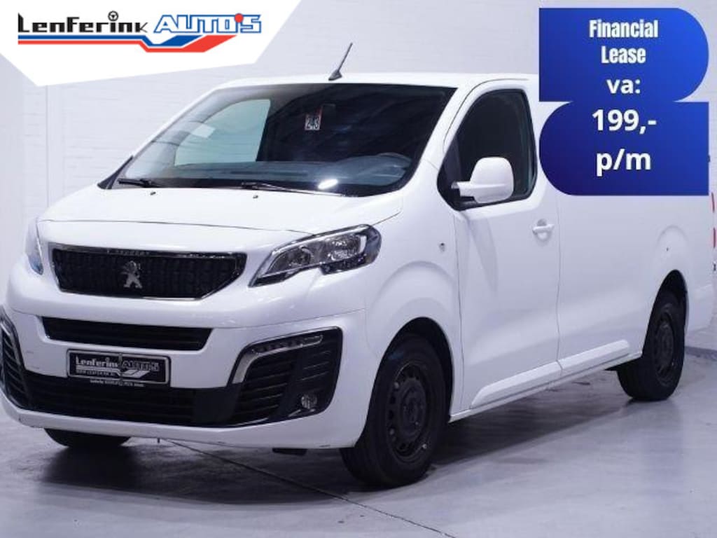 Peugeot Expert 2.0 BlueHDI 120 pk Premium Navi, Trekhaak Airco, Cruise Control, Multistuur, 3-Zits