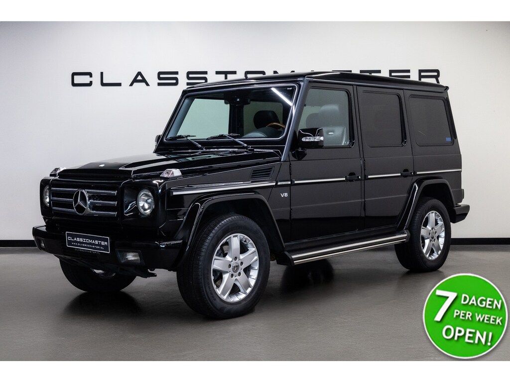 Mercedes-Benz G-klasse 500 St.Wagon Btw auto, Fiscale waarde € 22.000,- (€ 52.024,79 Ex B.T.W) DEALER AUTO YOUNGTIMER !