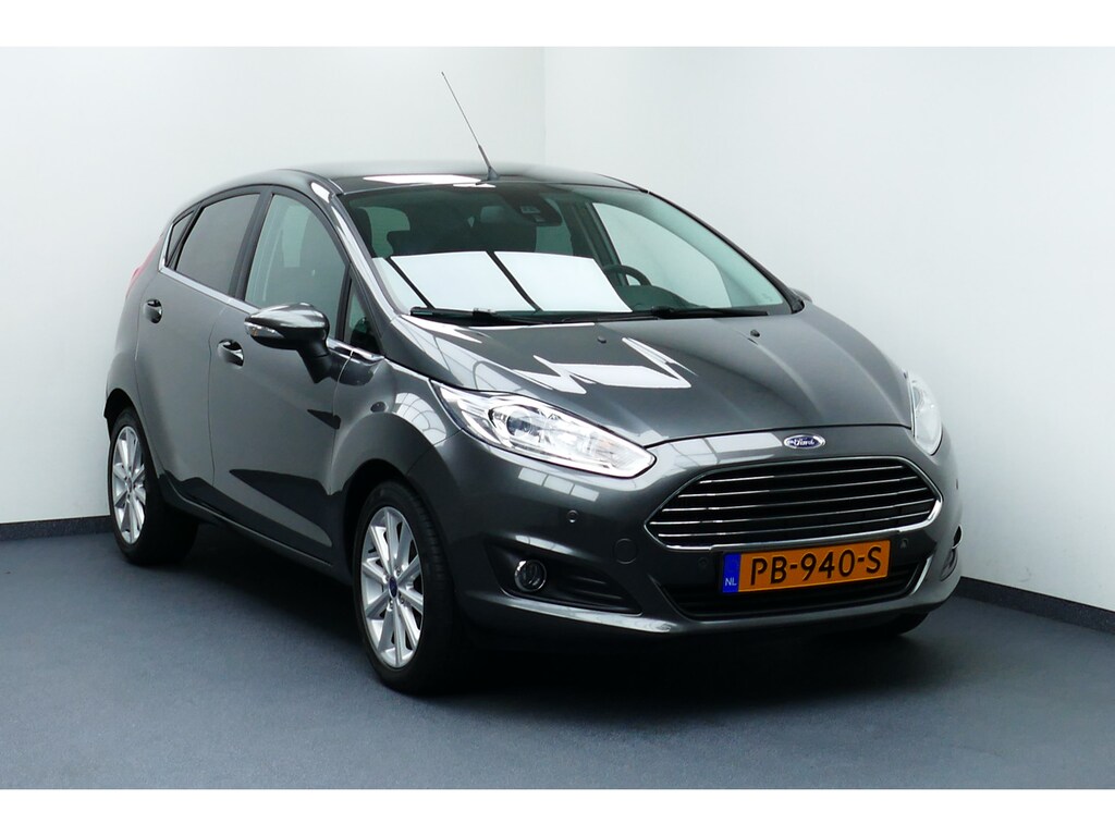 Ford Fiesta 1.0 100pk EcoBoost Titanium. Navi, Clima, Cruise, 16"LMV, Park Sensors V+A