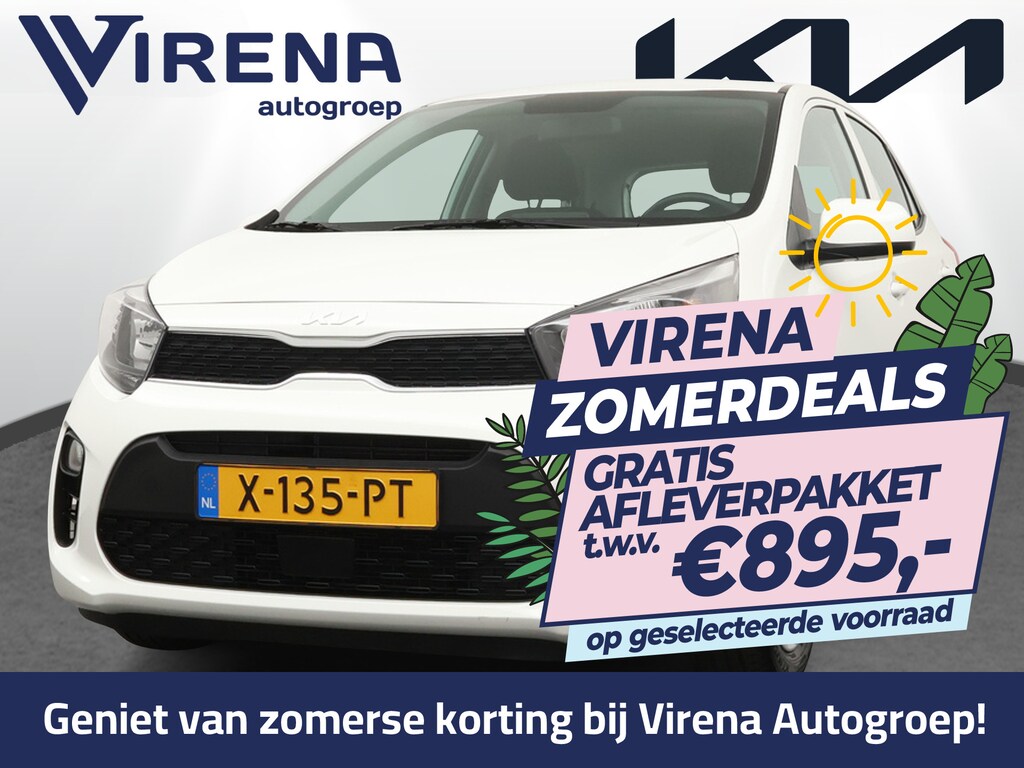 Kia Picanto 1.0 DPi DynamicLine - Airco - Android/Apple Carplay - Cruise Control - Lichtmetalen Velgen - Fabrieksgarantie Tot 2031