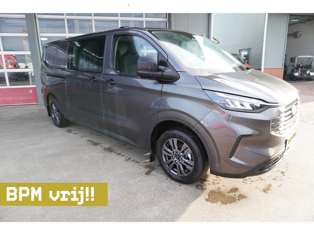 Ford Transit Custom 320L 2.0 TDCI 150PK L2H1 Trend Dubbelcabine Schuifdeur L/R Nr. V135 | Airco | Cruise | Navi | Camera